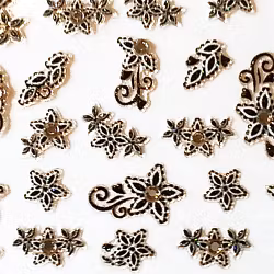 Svarta nagelstickers, RN-P28