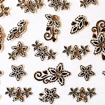 Svarta nagelstickers, RN-P28