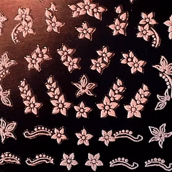 Nagelstickers blandade, LS-20 blommor