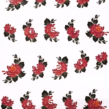 Nail tattoos blommor, BLE1383