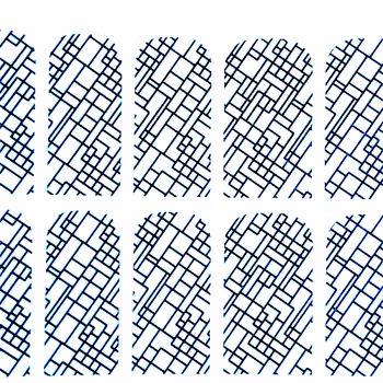 Nail tattoos svarta, BW023