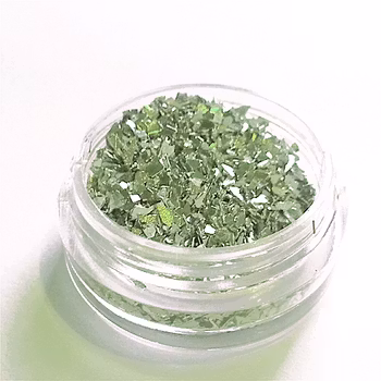 Krossat snäckskal, green