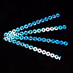 Nailart cirklar, blå