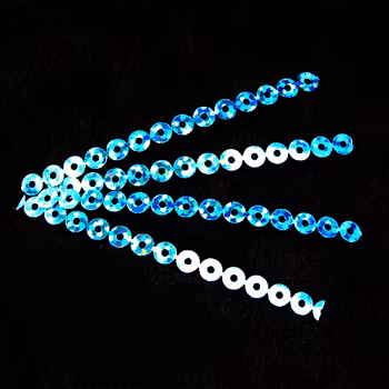 Nailart cirklar, blå