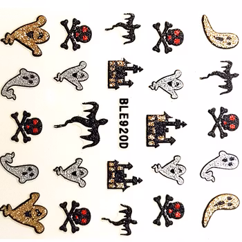Nagelstickers halloween, BLE920D