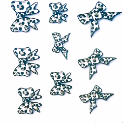 Nagelstickers blandade, BLE877D rosetter