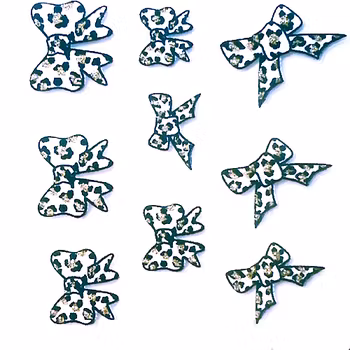 Nagelstickers blandade, BLE877D rosetter