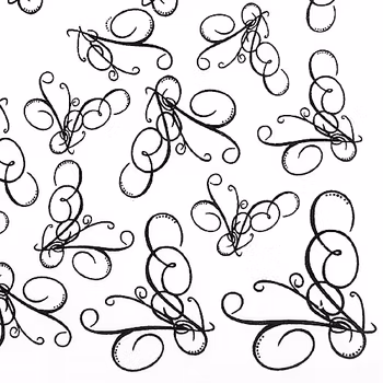 Nail tattoos svarta, C023