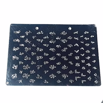 Big stamping plate, G