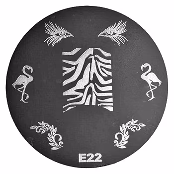 Stamping plate / motivbricka, E22