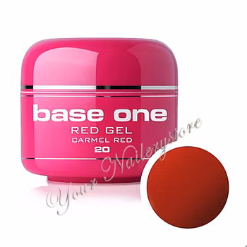 Base One Red UV-Gel 5g, 20 Caramel Red