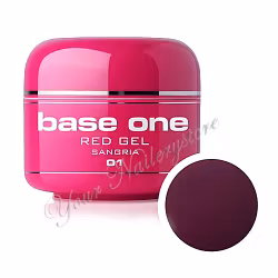 Base One Red UV-Gel 5g, 01 Sangria