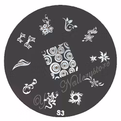 Stamping plate / motivbricka, S3