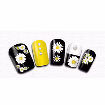 Nagelstickers blandade, CA-016 blommor
