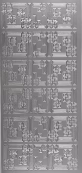 Stora Schabloner för nailart, nr15