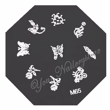 Stamping plate / motivbricka, m65 oktagon