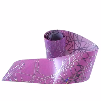 Nagelfolie nr108, syrenlila & silver