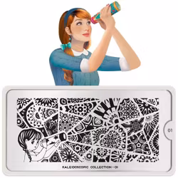 MoYou London Stämpelplatta - Kaleidoscope 01