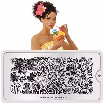 MoYou London Stämpelplatta - Tropical 07