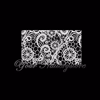 Nagelfolie vit spets, nr 5