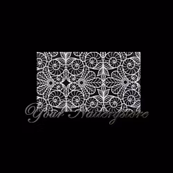 Nagelfolie vit spets, nr 8