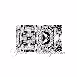 Nagelfolie svart spets, nr 2