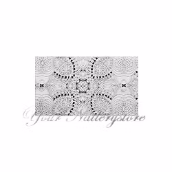 Nagelfolie svart spets, nr 7