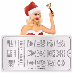 MoYou London Stämpelplatta - Festive 35