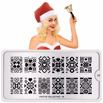 MoYou London Stämpelplatta - Festive 38