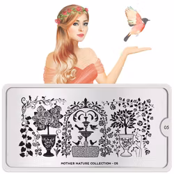 MoYou London Stämpelplatta - Mother Nature 05