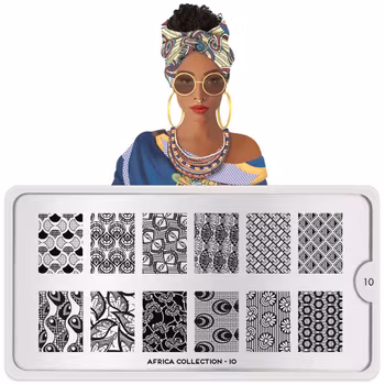 MoYou London Stämpelplatta - Africa 10