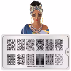 MoYou London Stämpelplatta - Africa 06