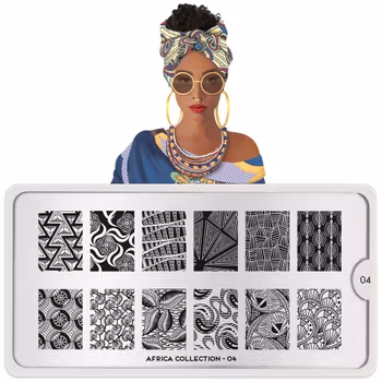 MoYou London Stämpelplatta - Africa 04