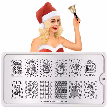 MoYou London Stämpelplatta - Festive 48