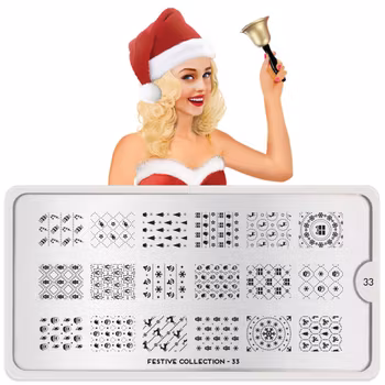 MoYou London Stämpelplatta - Festive 33