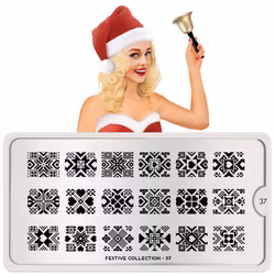 MoYou London Stämpelplatta - Festive 37