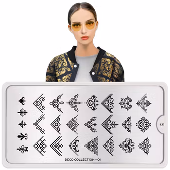 MoYou London Stämpelplatta - Deco 01