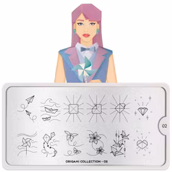 MoYou London Stämpelplatta - Origami 02