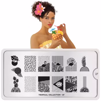 MoYou London Stämpelplatta - Tropical 27