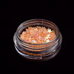 Nailart stjärnor, apelsin