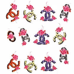 Nail tattoos blandade, BLE1188 Chanel