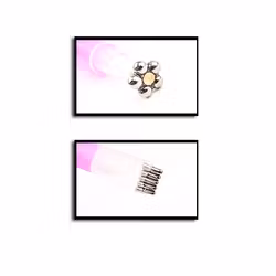 Magnet till naglar, blomma/ränder