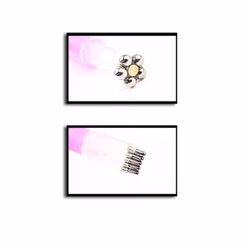 Magnet till naglar, blomma/ränder