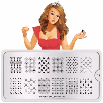 MoYou London Stämpelplatta - Princess 16