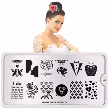 MoYou London Stämpelplatta - Bridal 05