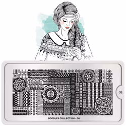 MoYou London Stämpelplatta - Doodles 08