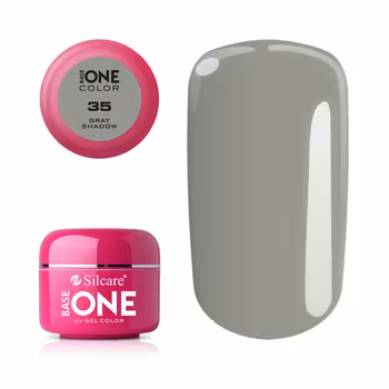 Base One Colour UV-Gel 5g, 35 Gray Shadow