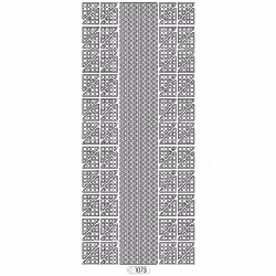 Stora Schabloner för nailart, nr16