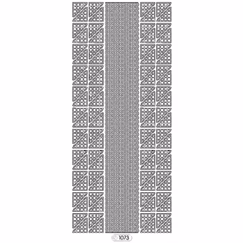 Stora Schabloner för nailart, nr16