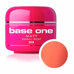 Base One Matt UV-Gel 5g, 03 Coral Reef